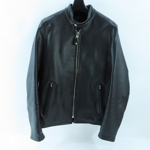 実際に弊社で買取させて頂いたSchott/ショット Retro Racer Jacket/レトロレーサージャケット シングルライダース 554/S