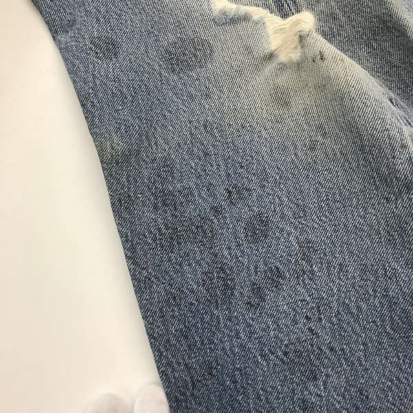 実際に弊社で買取させて頂いたLEVI'S/リーバイス 501 ヴィンテージ 66後期 刻印6 スモールe ボタンフライ デニムパンツ/W38L34の画像 8枚目