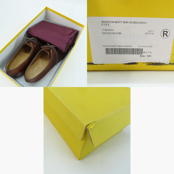 実際に弊社で買取させて頂いたJOHN LOBB/ジョンロブ SAUNTON/ソーントン  レザーシューズ/革靴/10.5の画像 9枚目