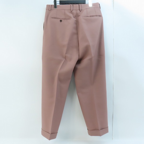 実際に弊社で買取させて頂いたWACKO MARIA×DORMEUIL/ワコマリア×ドーメル スラックスパンツ ピンク系 Lの画像 1枚目