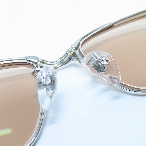 実際に弊社で買取させて頂いた999.9/フォーナインズ TITANIUM/チタニウム メタルフレーム 眼鏡/メガネフレーム/アイウェア S-122Tの画像 3枚目