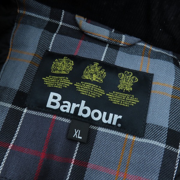 実際に弊社で買取させて頂いたBARBOUR/バブアー CORBRIDGE SL WAX コーブリッジ スリムフィット ワックス ジャケット 2102094/XLの画像 2枚目