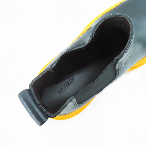実際に弊社で買取させて頂いたBOTTEGA VENETA/ボッテガヴェネタ タイヤアンクル サイドゴア チェルシーブーツ/43の画像 4枚目