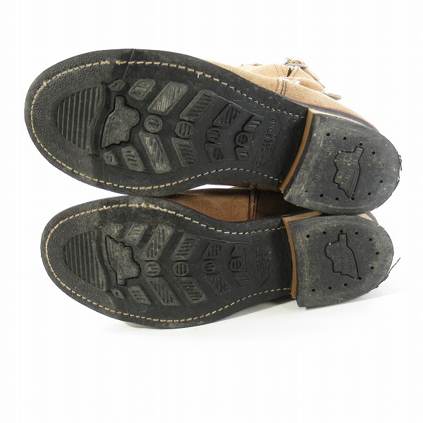 実際に弊社で買取させて頂いたRED WING/レッドウィング 8268 PT99 ENGINEER BOOTS/エンジニアブーツ スエード 9Dの画像 2枚目