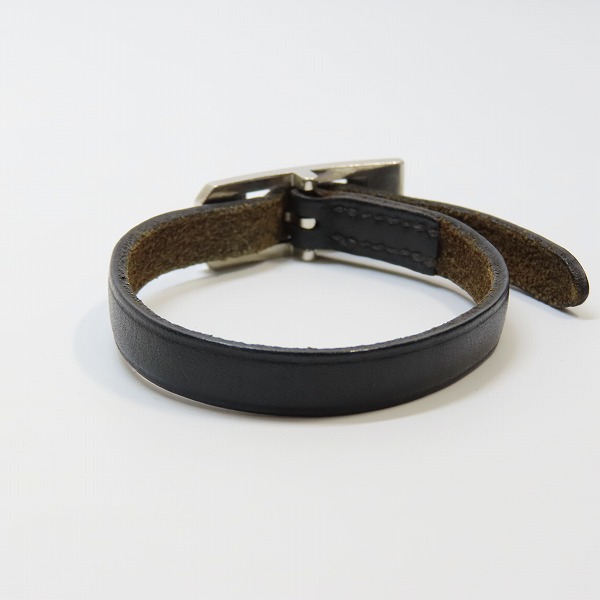 実際に弊社で買取させて頂いたHERMES/エルメス レザーブレスレット の画像 2枚目