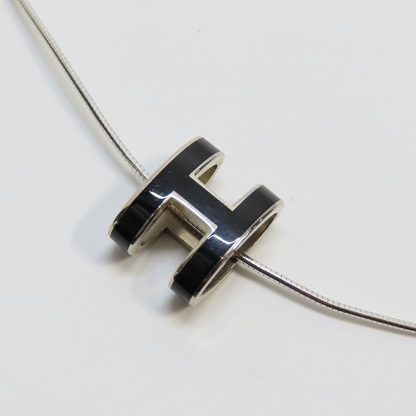 実際に弊社で買取させて頂いたHERMES/エルメス H チャーム ポップアッシュ ワイヤー ネックレス