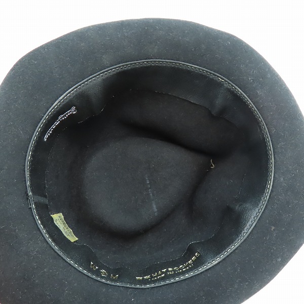 実際に弊社で買取させて頂いたWACKO MARIA×東京HATROCKERS/ワコマリア×東京ハットロッカーズ ラビットファー ハット ブラック/Mの画像 4枚目