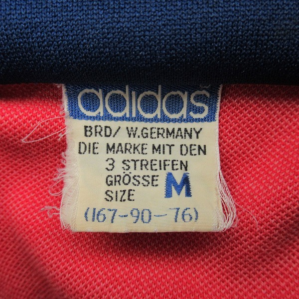 実際に弊社で買取させて頂いたadidas/アディダス DESCENTE/デサント社製 60s-70s/ヴィンテージ ジャージ/トラックジャケット/Mの画像 2枚目