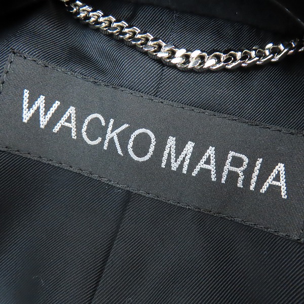 実際に弊社で買取させて頂いたWACKO MARIA/ワコマリア レオパード切替 チェスターコート/Mの画像 2枚目