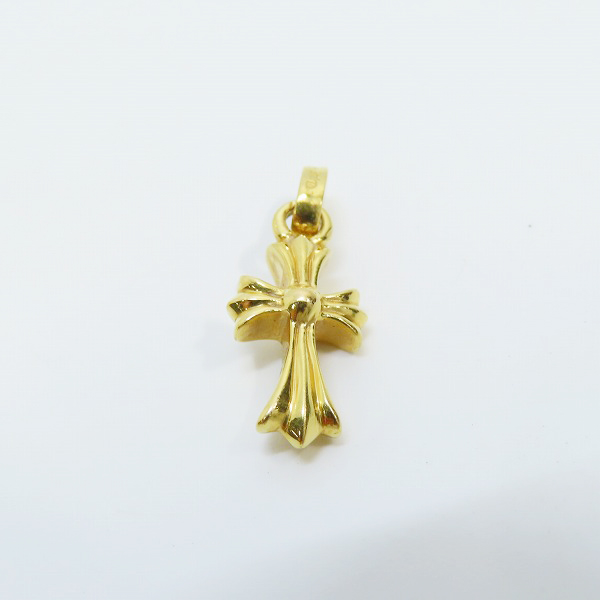 実際に弊社で買取させて頂いたCHROME HEARTS/クロムハーツ 22K CRS BBYFAT/ベビーファット クロス チャーム/トップの画像 1枚目