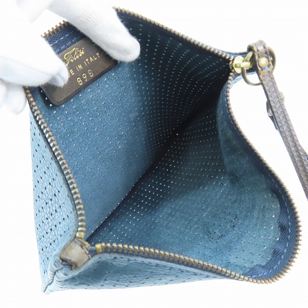 実際に弊社で買取させて頂いたFelisi/フェリージ クラッチバッグ/ポーチ 898の画像 3枚目