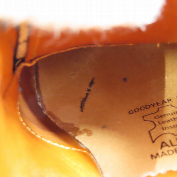 実際に弊社で買取させて頂いたALDEN/オールデンクロムエクセルクリッパーオックスフォード 94327/7の画像 6枚目