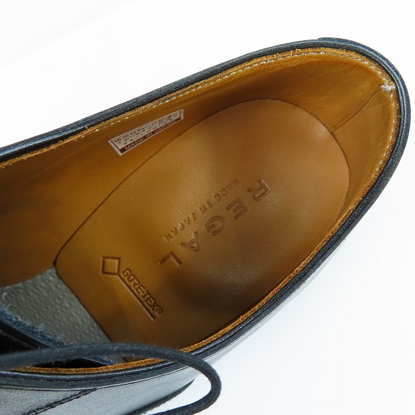 実際に弊社で買取させて頂いたREGAL/リーガル GORE-TEX/ゴアテックス ストレートチップビジネスシューズ 01TR/25の画像 4枚目