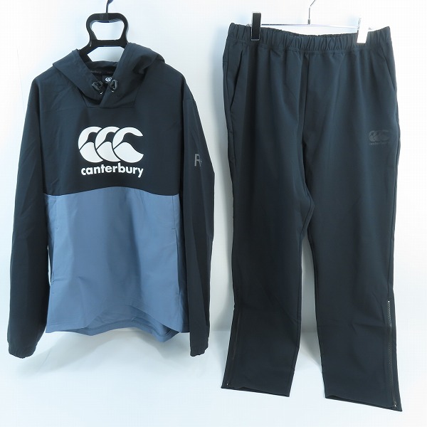 実際に弊社で買取させて頂いた【未使用】CANTERBURY/カンタベリー アールプラスデュアルフーディー＆パンツ 上下セット RP74063/RP14076/XL