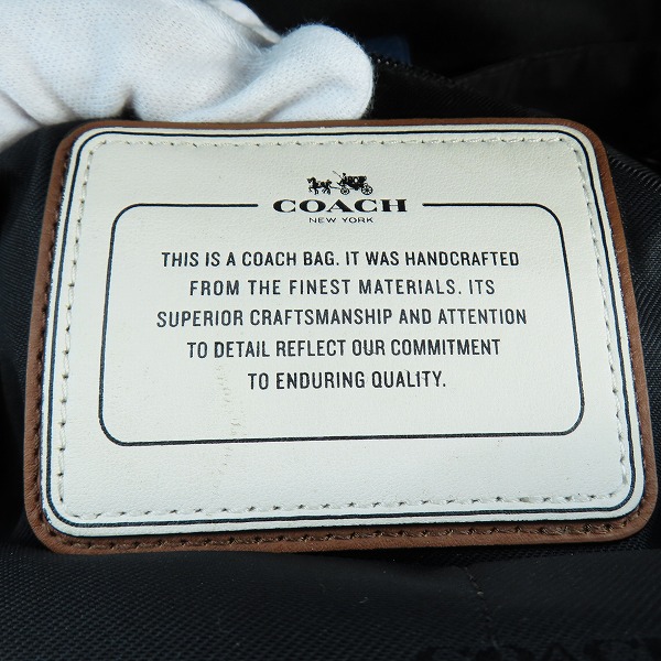 実際に弊社で買取させて頂いたCOACH/コーチ BASEMAN バックパック の画像 5枚目