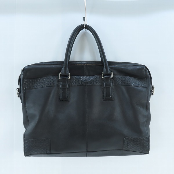 実際に弊社で買取させて頂いたCOACH/コーチ シグネチャー レザー ビジネスバッグ/ブリーフケース F70454の画像 1枚目