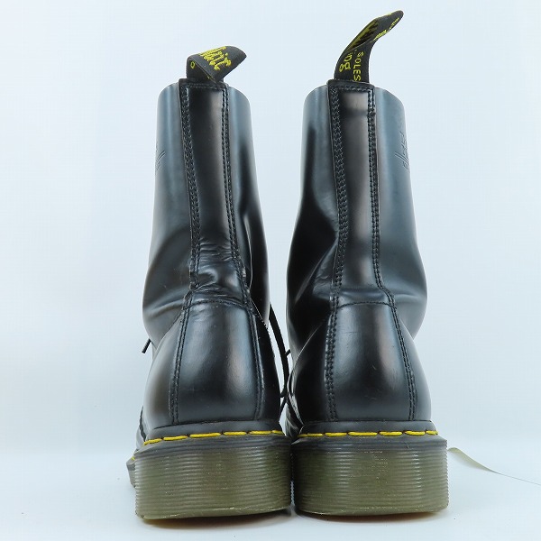 実際に弊社で買取させて頂いたDr.Martens/ドクターマーチン 10EYE BOOTS 10ホール ブーツ レザー ブラック 1490/UK7の画像 1枚目