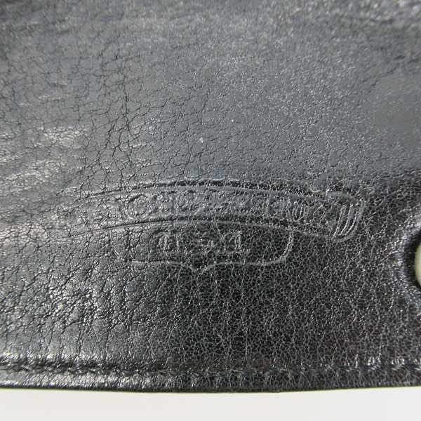 実際に弊社で買取させて頂いたCHROME HEARTS/クロムハーツ KEYCASE SNAP CRS/レザー キーケース クロスボタンの画像 5枚目