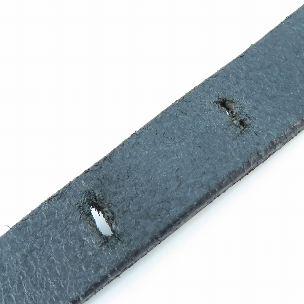 実際に弊社で買取させて頂いたJULIUS/ユリウス ワイド バックル ナロー レザー ベルトの画像 6枚目