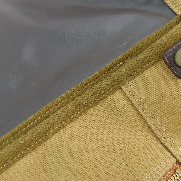 実際に弊社で買取させて頂いたPORTER/ポーター レザー×キャンバス ショルダーバッグの画像 7枚目