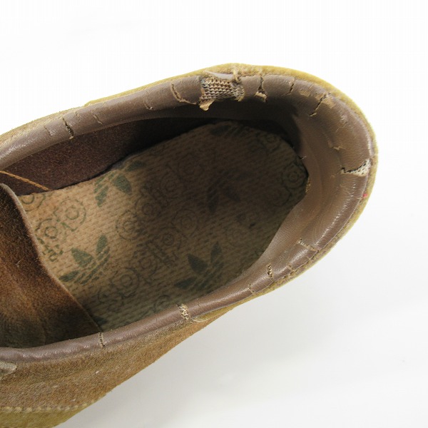 実際に弊社で買取させて頂いた【観賞用】adidas/アディダス ヴィンテージ カナダ製 TOBACCO/タバコ スエード スニーカー/7.5の画像 4枚目