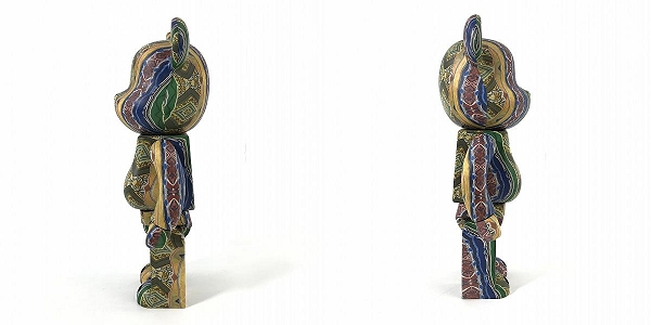 実際に弊社で買取させて頂いた【難あり含む】MEDICOM TOY/メディコムトイ BE@RBRICK/ベアブリック atmos×COOGI/アトモス×クージー 100％＆400％の画像 2枚目