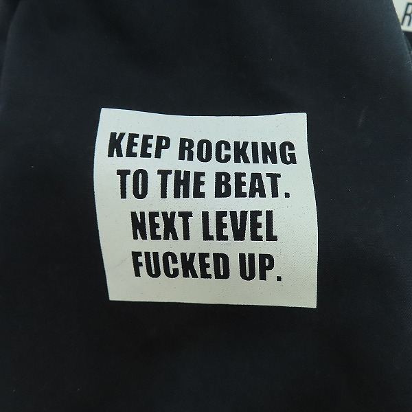 実際に弊社で買取させて頂いたHYSTERIC GLAMOUR/ヒステリックグラマー バックパック/リュックサック ブラックの画像 6枚目