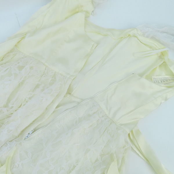 実際に弊社で買取させて頂いたGUNNE SAX/ガニーサックス ヴィンテージ レース ワンピースドレスの画像 3枚目
