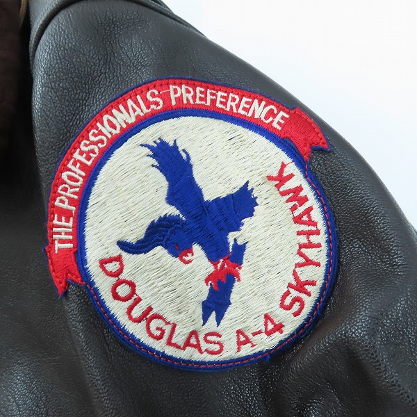 実際に弊社で買取させて頂いたBUZZ RICKSON'S/バズリクソンズ G-1 レザー フライトジャケット M83151/38 の画像 4枚目