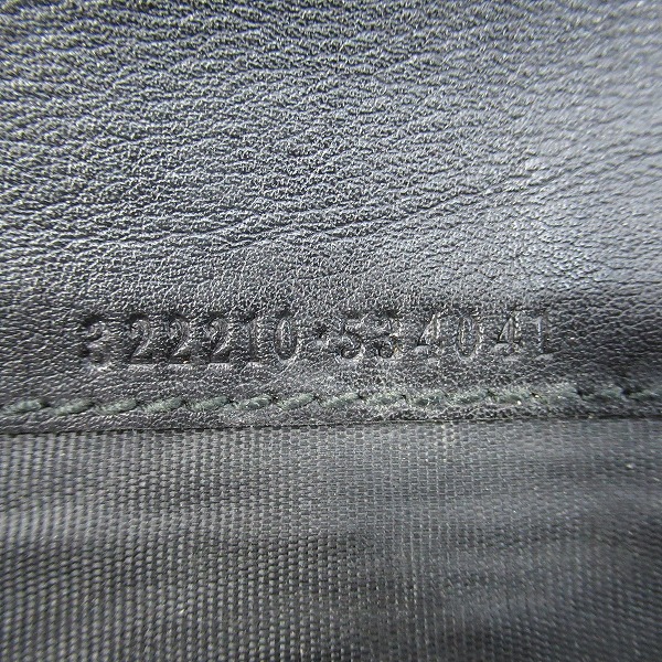 実際に弊社で買取させて頂いたGUCCI/グッチ グッチシマ 長財布 ブラック 32210-534041の画像 5枚目