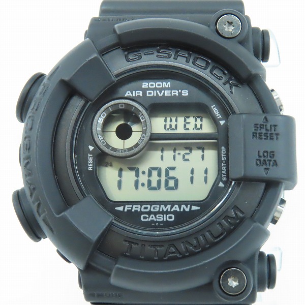 実際に弊社で買取させて頂いた【カスタム】G-SHOCK/Gショック FROGMAN/フロッグマン リアルブラック スクリューバック DW-8200