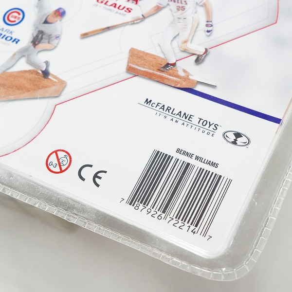 実際に弊社で買取させて頂いた【未開封】McFARLANE/マクファーレン ニューヨーク・ヤンキース #51 BERNIE WILLIAMS バーニー・ウィリアムス フィギュアの画像 8枚目