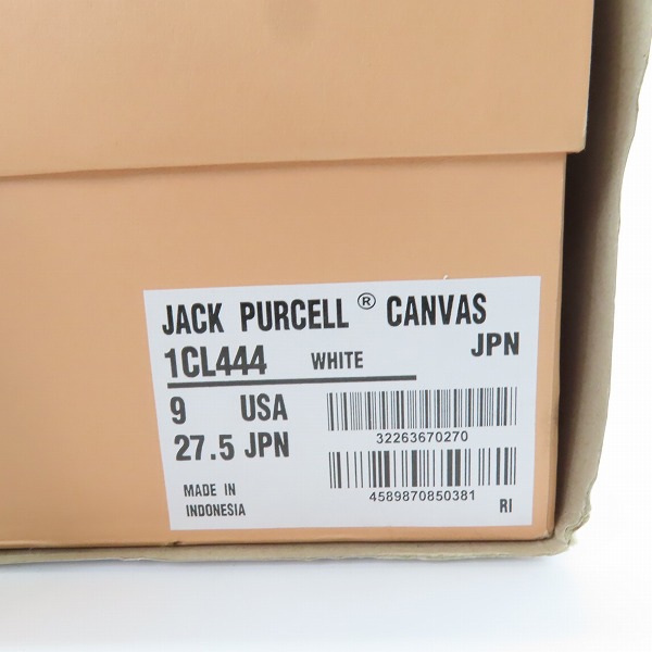 実際に弊社で買取させて頂いたCONVERSE ADDICT/コンバースアディクト JAKE PURCELL/ジャックパーセル スニーカー/シューズ 1CL444/27.5の画像 9枚目
