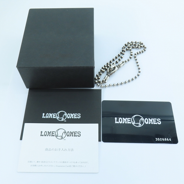 実際に弊社で買取させて頂いた【ギャラ付き】LONE ONES/ロンワンズ MF フック ボールチェーン L/ラージの画像 7枚目