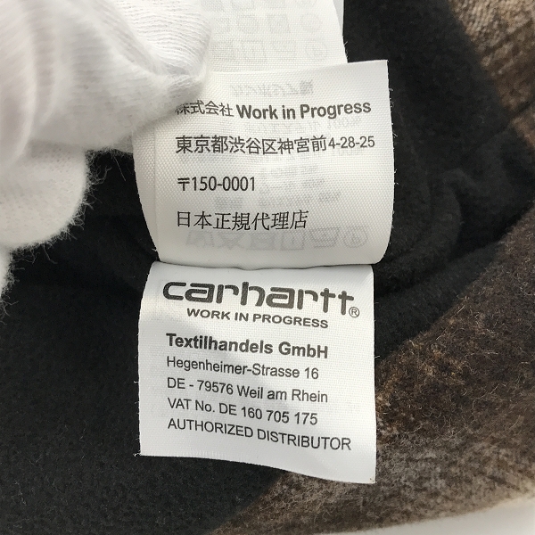 実際に弊社で買取させて頂いた【未使用】Carhartt WIP/カーハート LASHLEY SHIRT JAC/ラシュリーチェックシャツジャケット Mの画像 5枚目