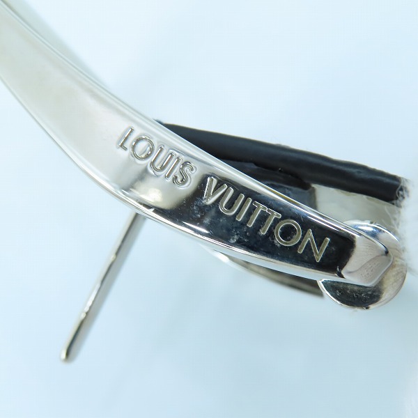 実際に弊社で買取させて頂いたLOUIS VUITTON  ルイヴィトン モノグラム サンチュール リヴェルソ Ｍ0003 レザーベルト ホワイト 110/44の画像 6枚目