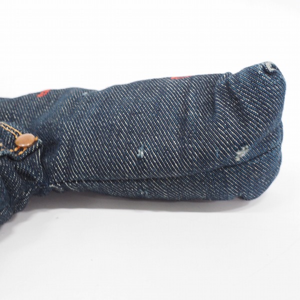 実際に弊社で買取させて頂いたEVISU GOLF/エヴィスゴルフ/エビス デニム ピンタイプ パター用ヘッドカバー の画像 3枚目