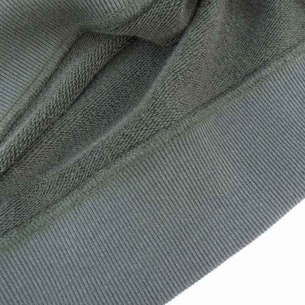実際に弊社で買取させて頂いたBURBERRY/バーバリー OAK LEAF/オークリーフ スウェット カーキグリーン系 CNSOUFOU1QUA /XLの画像 6枚目