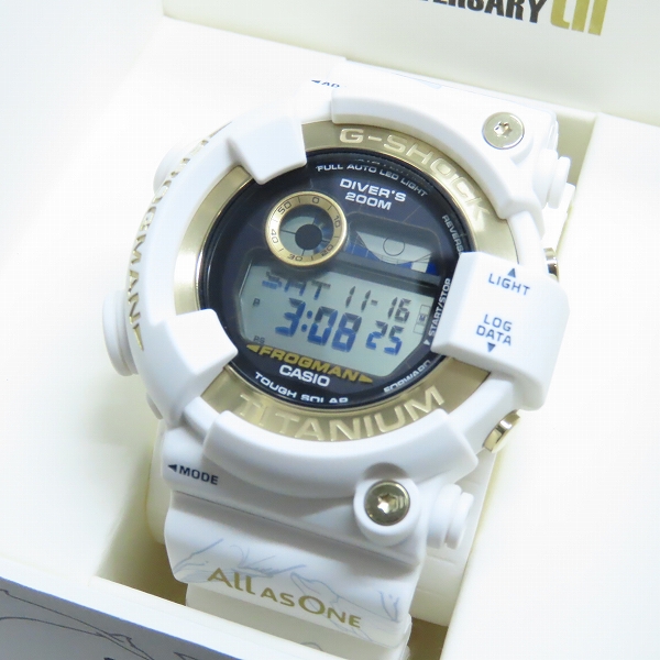 実際に弊社で買取させて頂いた【保証期間内】G-SHOCK/Gショック FROGMAN/フロッグマン ICERC Japan/30周年記念 MASTER OF G SEA/タフソーラー GW-8201K-7JR