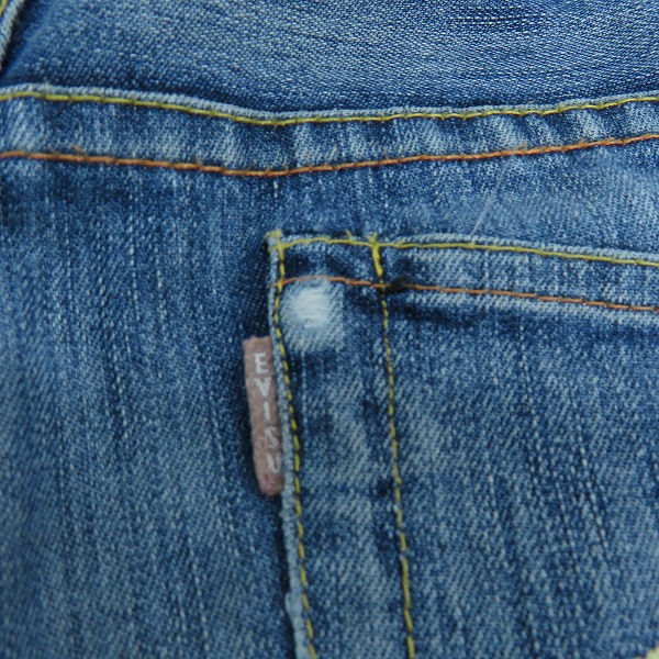 実際に弊社で買取させて頂いたEVISU/エヴィス エビス DONNA OSAKA ハート カモメ デニムパンツ/ジーンズの画像 7枚目