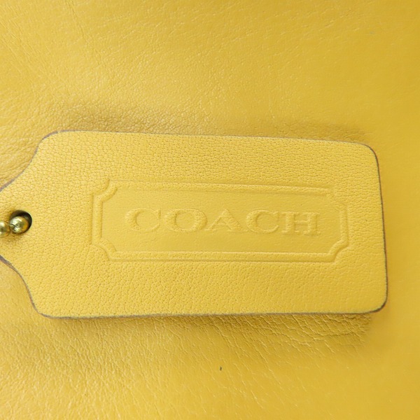 実際に弊社で買取させて頂いたCOACH/コーチ トートバッグ レザー ヘイリー サッチェル レガシー タッセル付き/23574の画像 6枚目