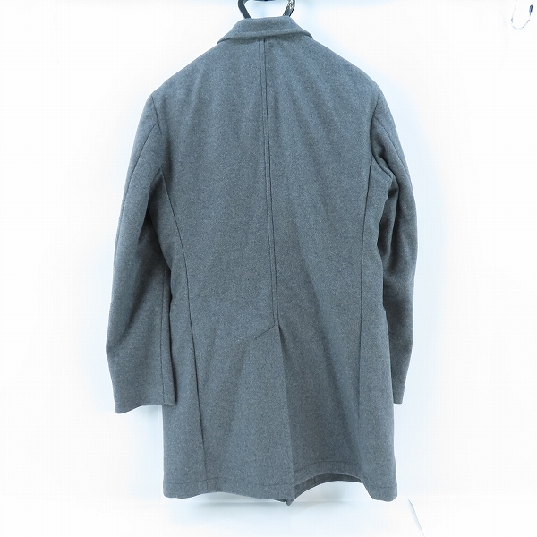 実際に弊社で買取させて頂いたHYDROGEN × LUIGI BIANCHI MANTOVA/ハイドロゲン × ルイジビアンキ ウール チェスターコート/46の画像 1枚目