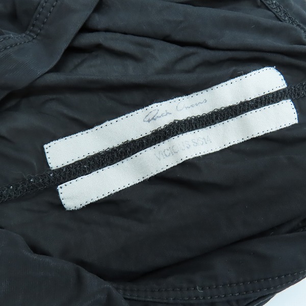 実際に弊社で買取させて頂いたRick Owens/リックオウエンス 14SS タンクトップ RU14S1107-BZ/Mの画像 2枚目