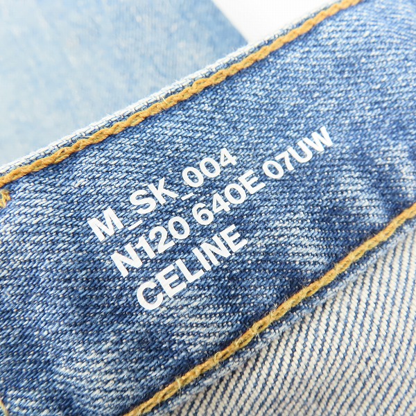 実際に弊社で買取させて頂いたCELINE/セリーヌ デニムパンツ N120 640E 07UW/31の画像 2枚目