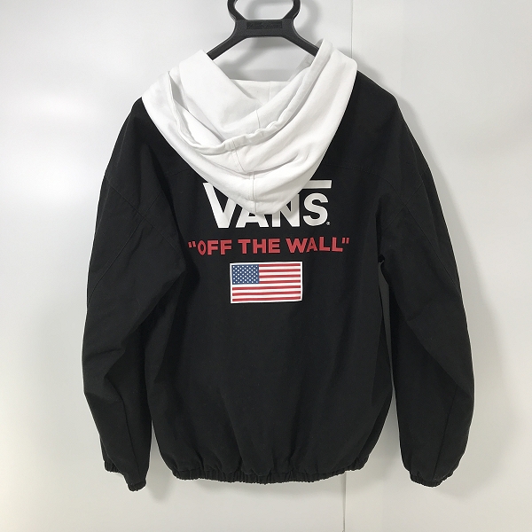 実際に弊社で買取させて頂いたVANS/バンズ ジップアップ フーディー ジャケット VA18FW-GJ04/Mの画像 1枚目