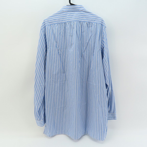 実際に弊社で買取させて頂いた【JPタグ】GUCCI/グッチ 18AW ストライプ/ハーフボタン オーバーサイズドシャツ 534786 Z375L/50の画像 1枚目