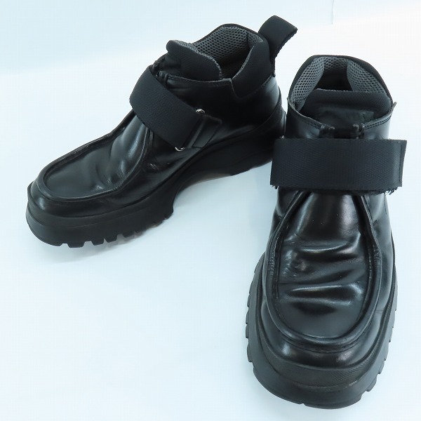 実際に弊社で買取させて頂いた【ジャンク】PRADA/プラダ 901 ベルクロ チロリアン シューズ/7.5