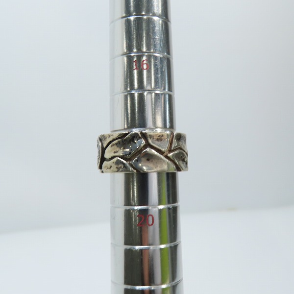 実際に弊社で買取させて頂いたHUNTING WORLD/ハンティングワールド シルバー リング 18-19号の画像 8枚目