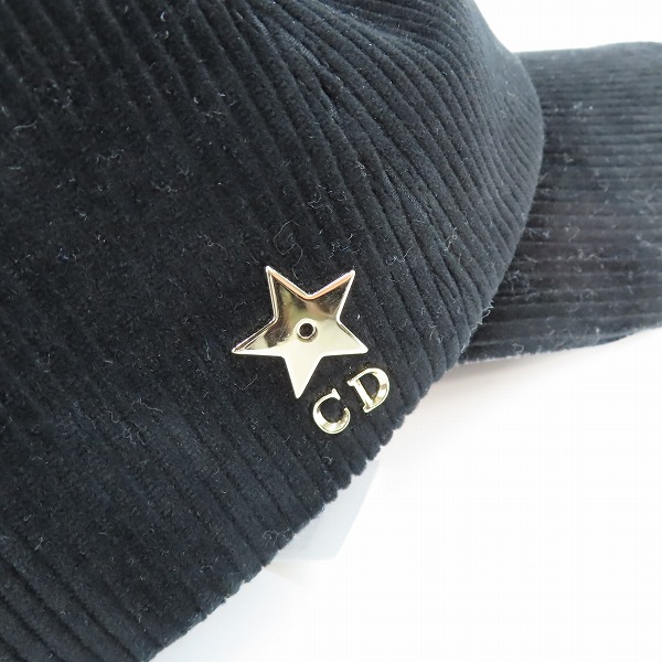 実際に弊社で買取させて頂いたChristian Dior/クリスチャン ディオール D-プレイヤー コーデュロイキャップ 45DPV918E141/59の画像 8枚目