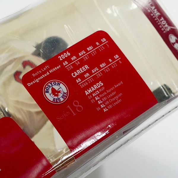 実際に弊社で買取させて頂いた【未開封】MCFARLANE/マクファーレン SPORTSPICKS ボストン・レッドソックス #34 David ORTIZ フィギュアの画像 6枚目